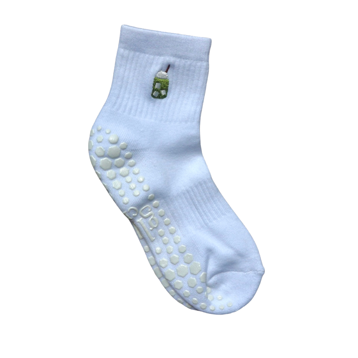 Iced Matcha Latte Grip Socks